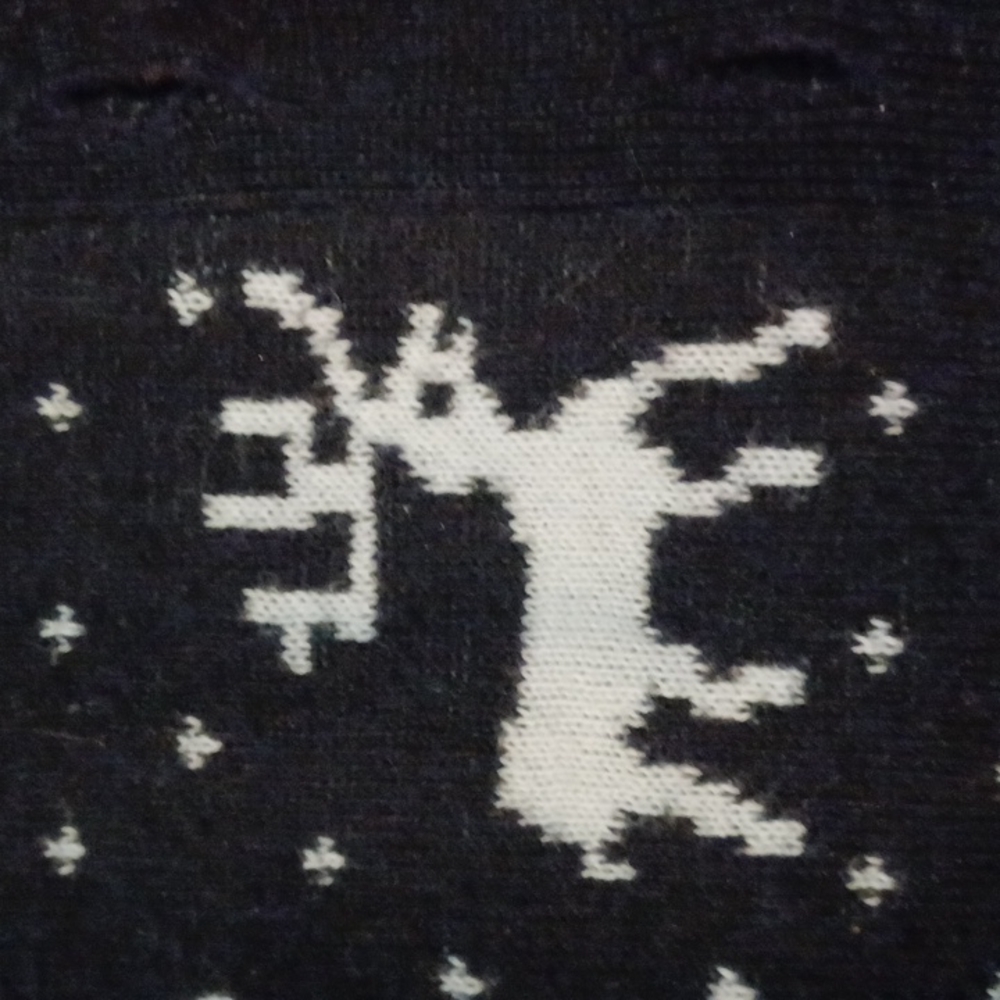 Reindeer design cardigan S - Picture 3 of 5